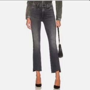 MOTHER High Waisted Rascall ankle step fray in Roadtrip Renegade